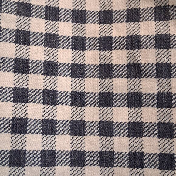Talbots Denim A-Line Fancy Gingham Blue & White Skirt Women's Size 16/18 - Picture 8 of 14